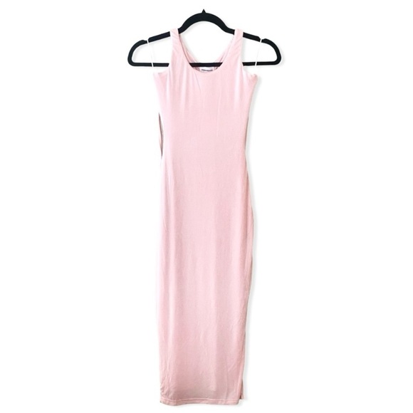 Superdown Marissa Midi Dress in Baby Pink Size Large - Picture 4 of 7